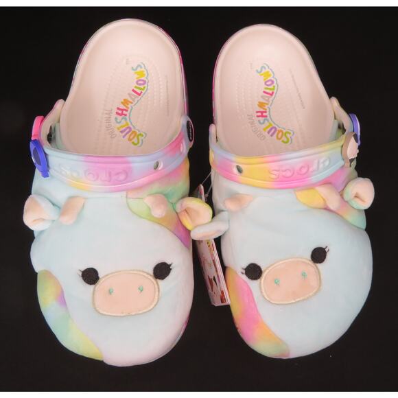 Nwt CROCS Squishmallow Cow Adult Unisex Sz W8 / M6 Clogs - Picture 2 of 8